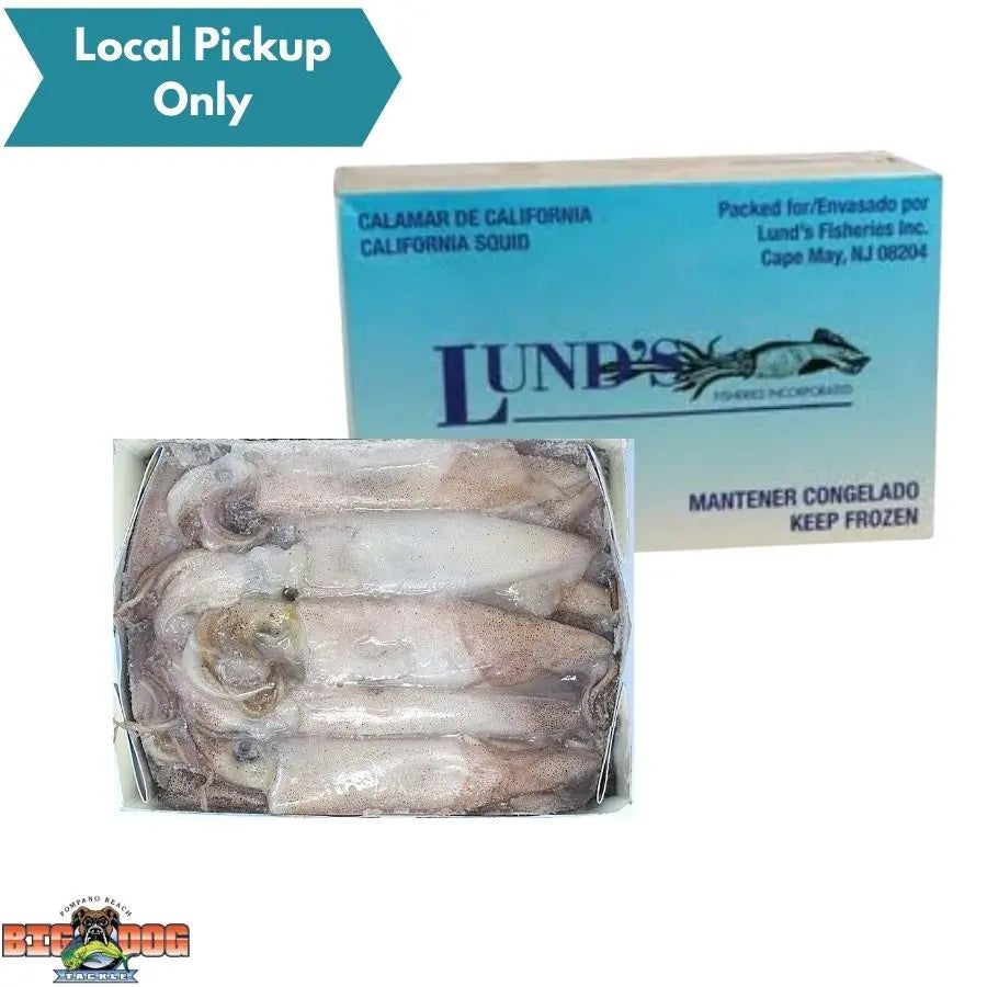 LUNDS FROZEN WHITE CALIFORNIA SQUID 5LB