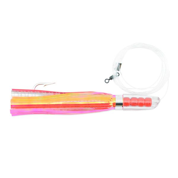 C&H, Rattle Jet Rigged & Ready, PearlPink/Silver Mylar Skirt