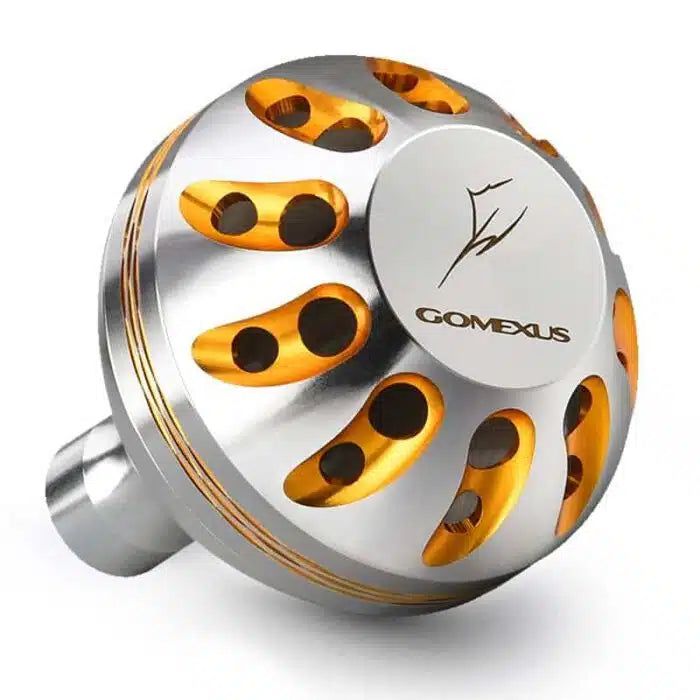 Gomexus Aluminum Reel Power Knob 45 47mm B45 - 45mm / Silver/Gold