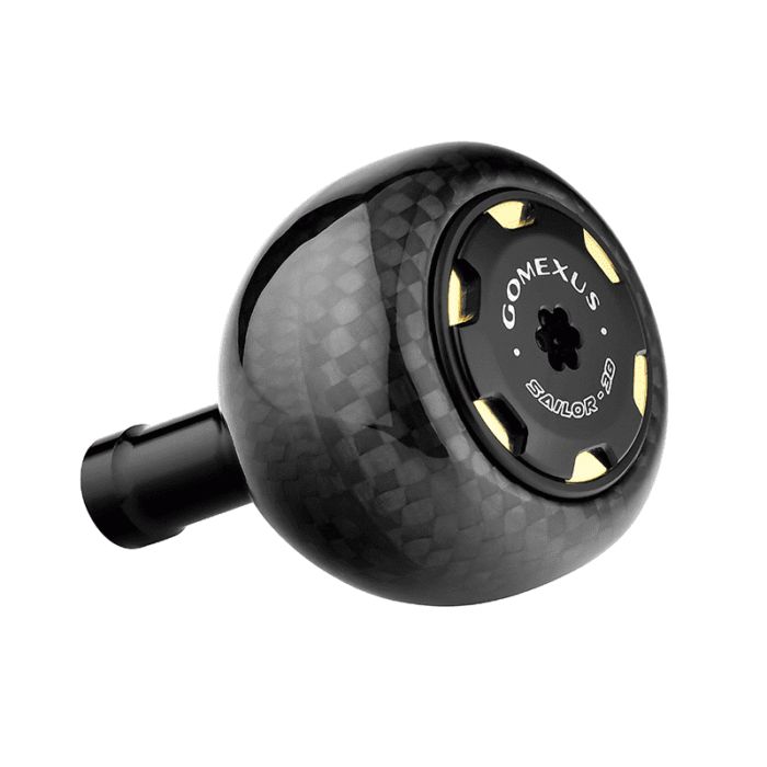 Gomexus Carbon Reel Power Knob 38mm FA38 - Carbon Fiber Silver