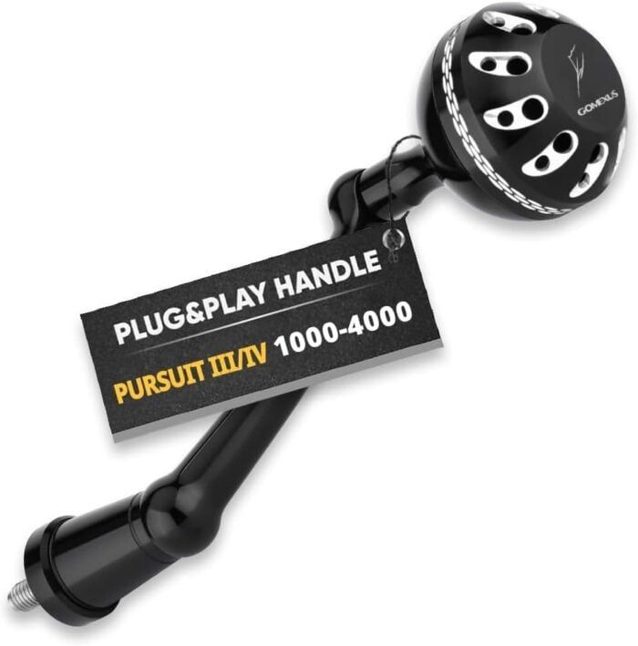 Gomexus Plug&Play Aluminum Power Handle For Penn Pursuit III&IV - Pursuit lll/lV 8000