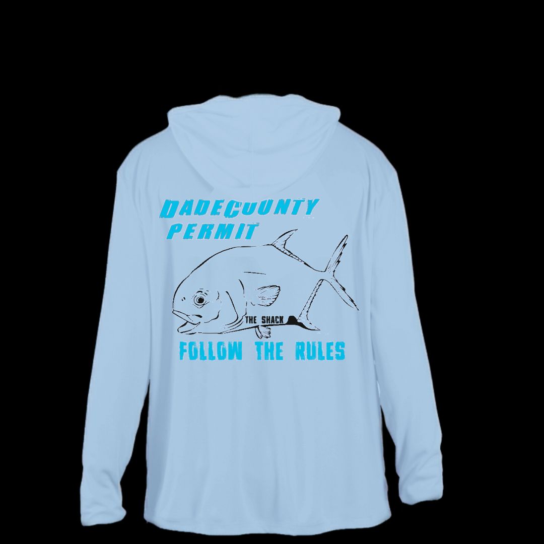 light Blue Permit Hoodie