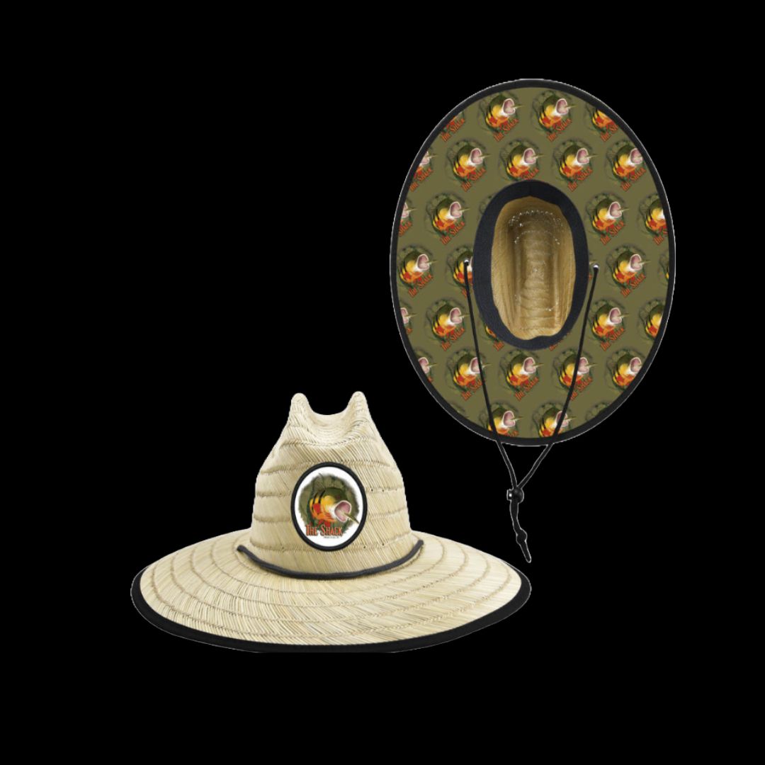 Premium Cloth Straw Hats - Killer Shark (Kid Size)