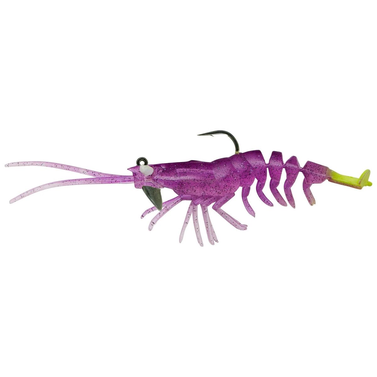 Savage Gear - 3D Shrimp Purple Chartreuse
