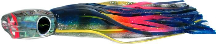 Black Bart Hot Breakfast Medium Heavy Tackle Lure - Blue Yellow/Rainbow No Rigging (HN)