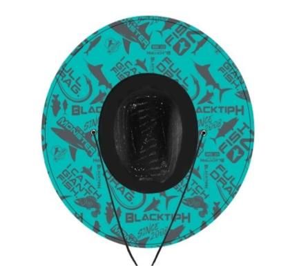 BLACKTIPH STRAW HAT YOUTH BLACK