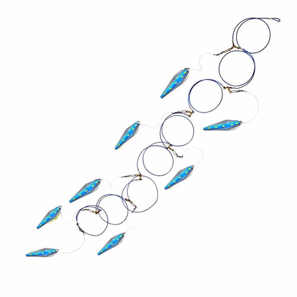 Boone Little Lulu 7.5in Mackerel 8-Pin Rigged Ultimate Pin Tease