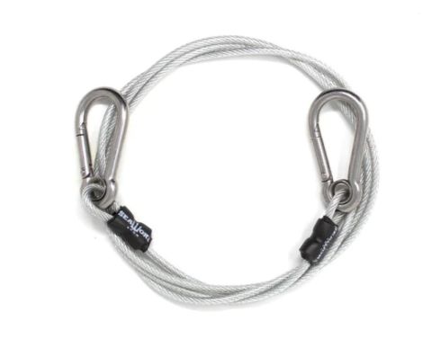 SEAWORX STAINLESS STEEL TROLLING LEASH 4ft