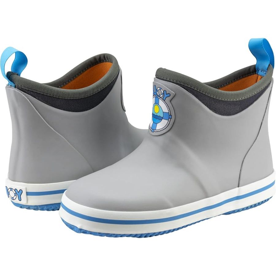 BUOY BOOTS KIDS ANKLE BOOTS GRAY / BLUE