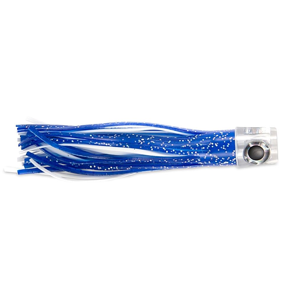 C&H Lures CH-LS01U Lil' Stubby Trolling Lure - 5 1/2" - Blue / White Skirt
