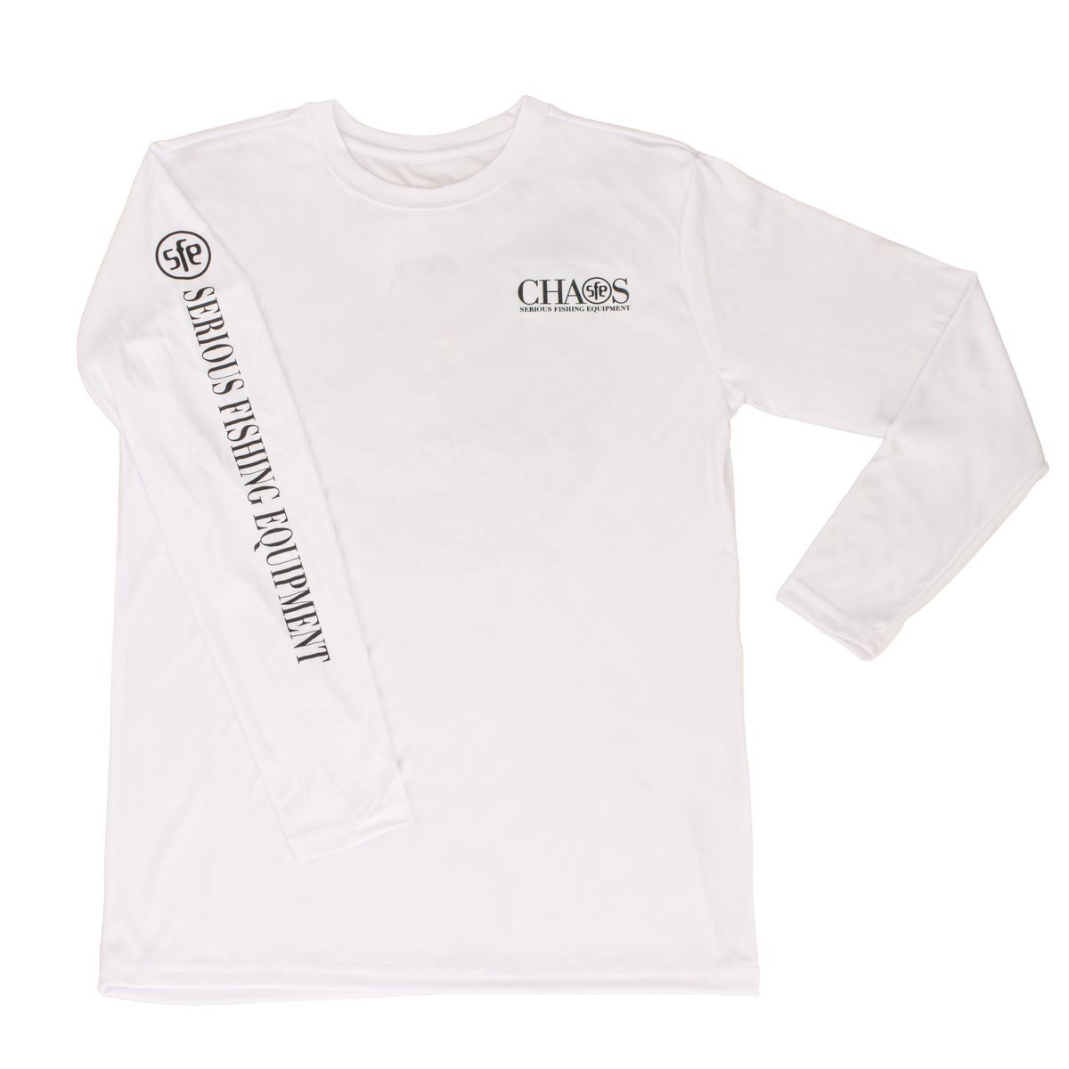 CHAOS SFE Logo BW Mens Xtreme-Tek Long Sleeve Shirt