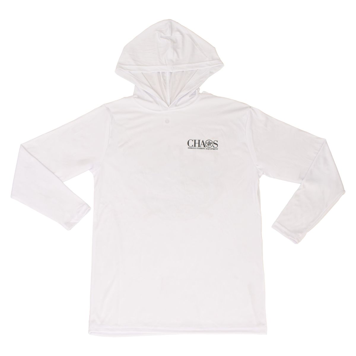 CHAOS SFE Logo BW Xtreme-Tek Long Sleeve Hood