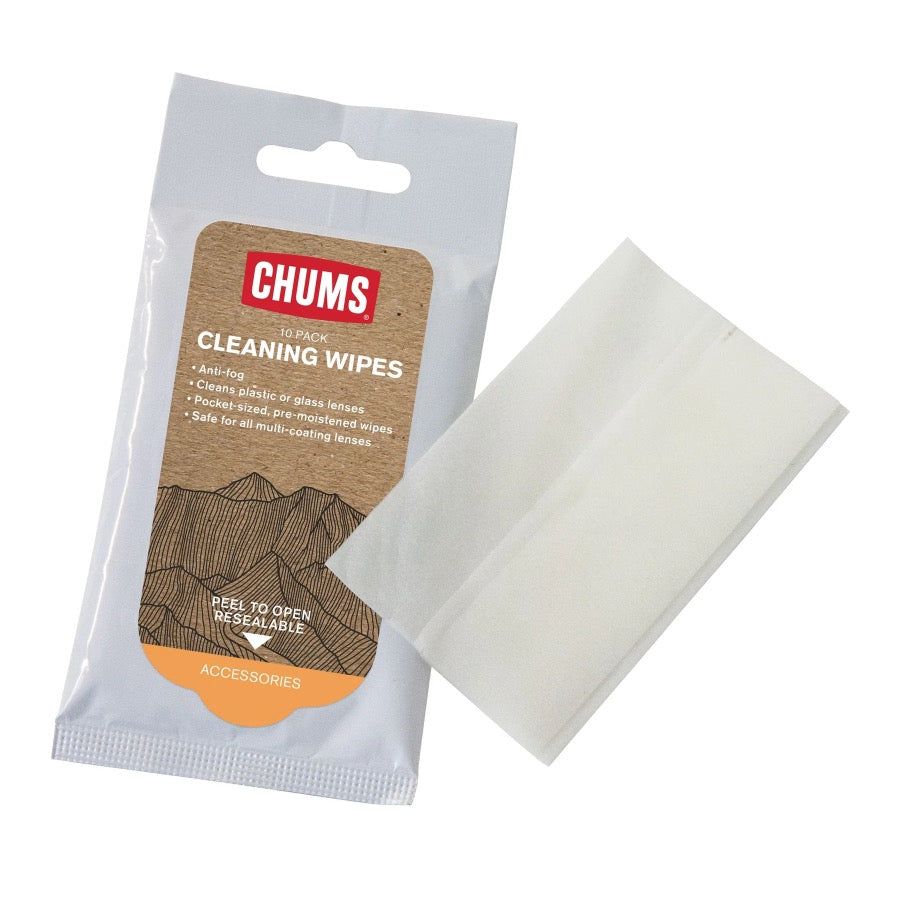 CHUMS CLEANING WIPES 10 PACK