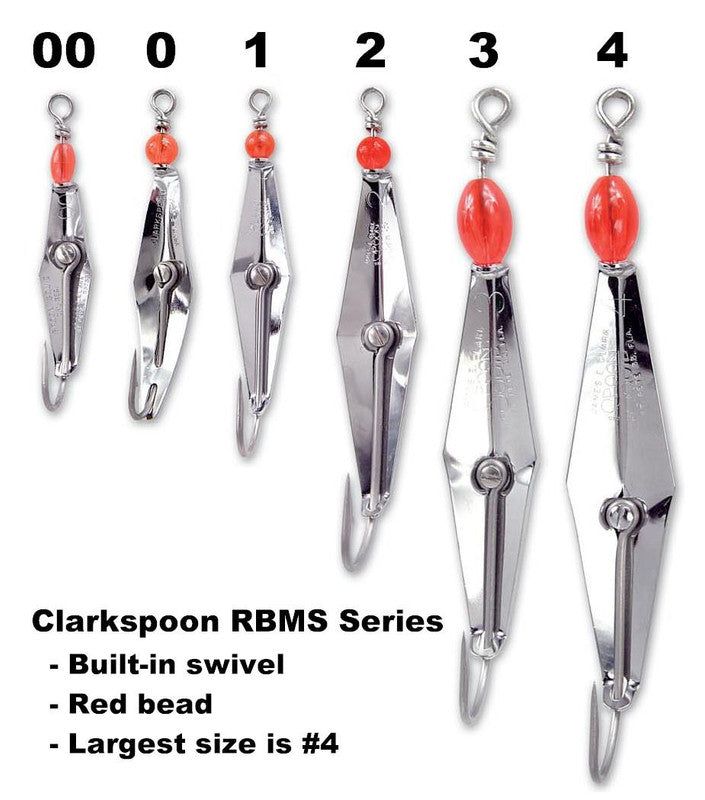 CLARKSPOON Stainless-Steel Hook w/Red Bead