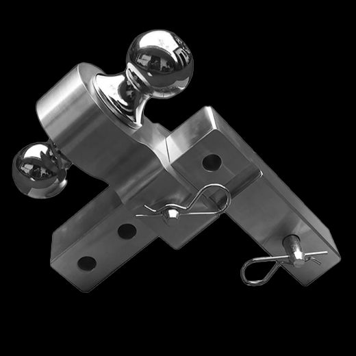 BALL MOUNT - COMB - 6'' DROP - ADJ - ALUM - 6K