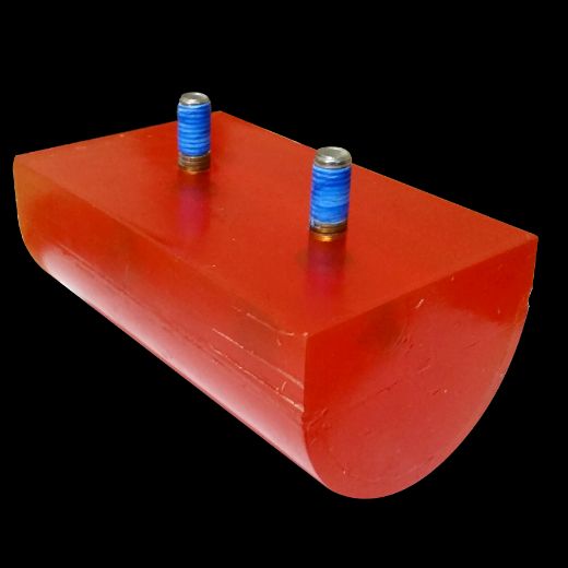 BLOCK - BOW CATCHER - 7'' X 4'' - ORANGE - POLY