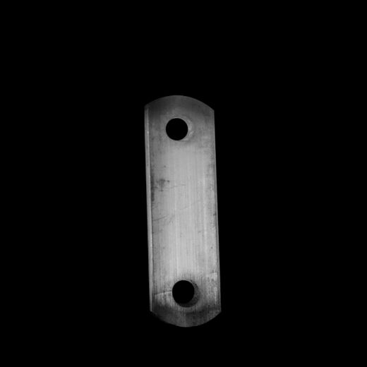 Aluminum Plate (1/2" Hole Size, 3.625" Distance Between Holes, 1 1/2" Width, 1/2" Thickness, 5" Overall Length)