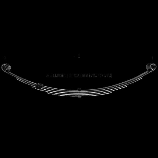 SPRING - 25'' 5 LEAF D/E 3000 #