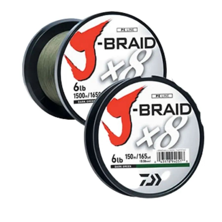 DAIWA J-BRAID x8 BULK SPOOL 3000 YARDS