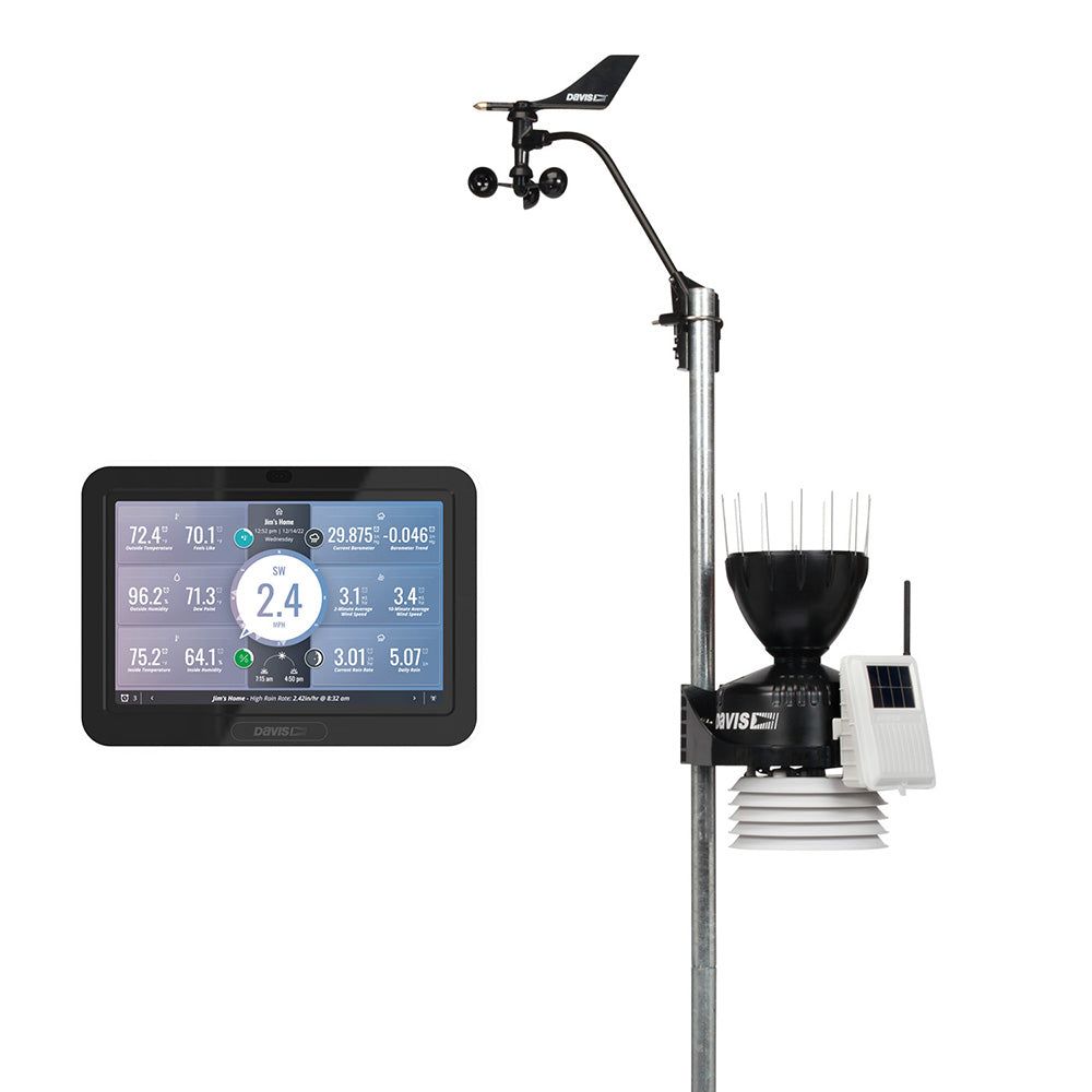 Davis Vantage Pro2 Wireless Weather Station with WeatherLink Console and Standard Radiation Shield [6252]