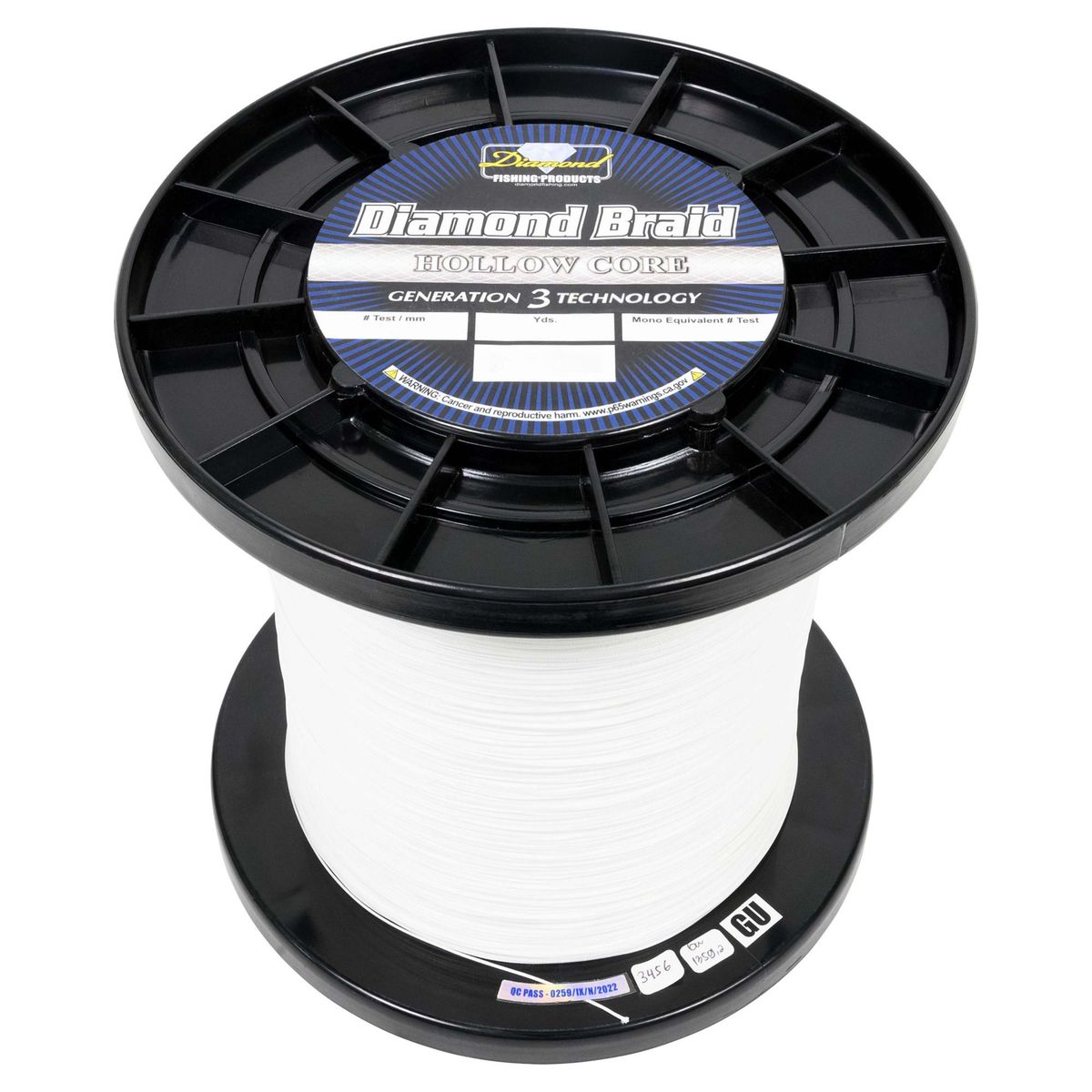 Diamond Braid Gen 3 Hollow Core Braided Line 3000yd Spool