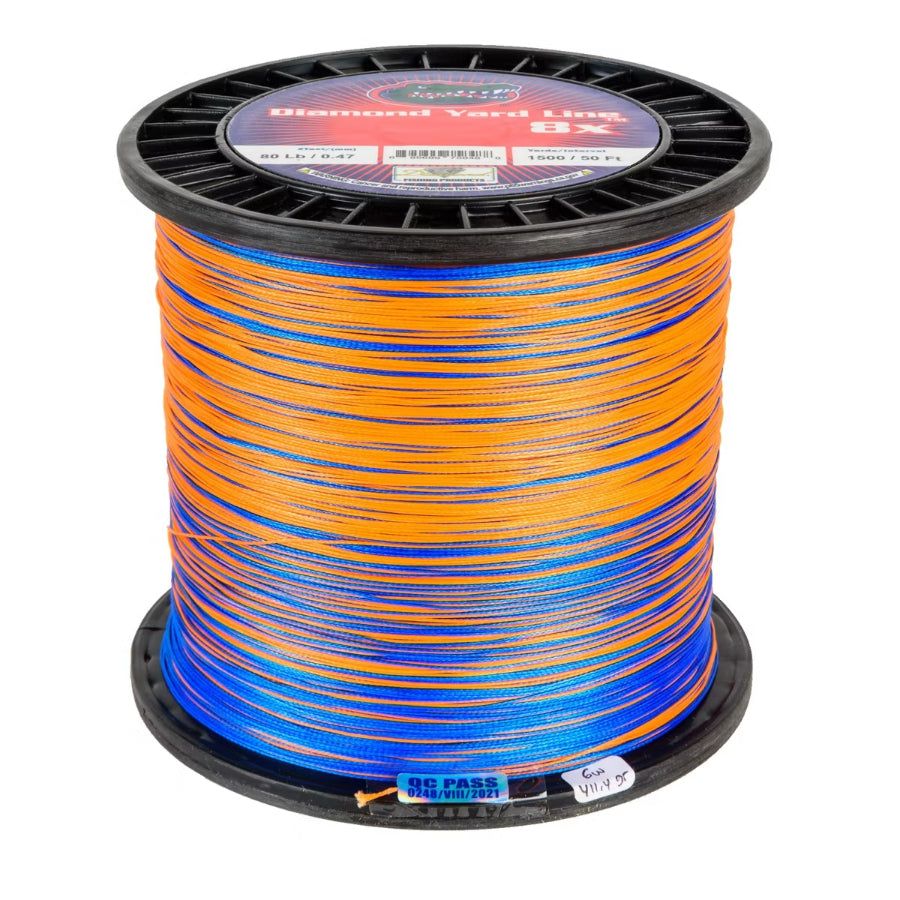 DIAMOND COLLEGIATE SERIES SOLID 8X BRAID 1500 YARDS