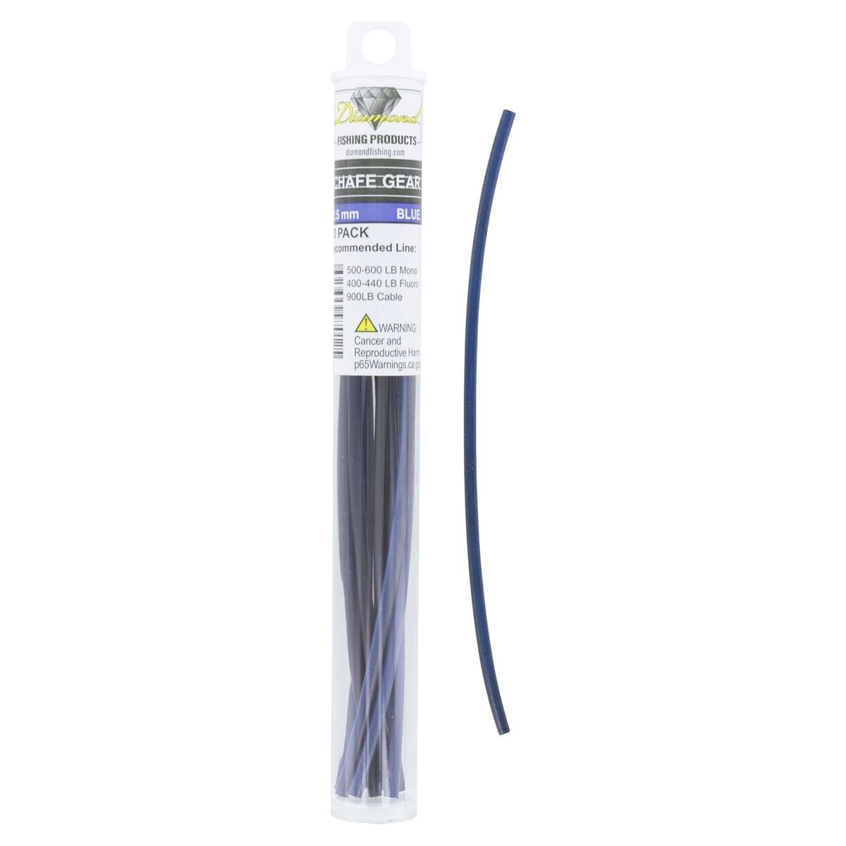 DIAMOND FISHING Chafe Gear 2.50 Blue, 10 pack