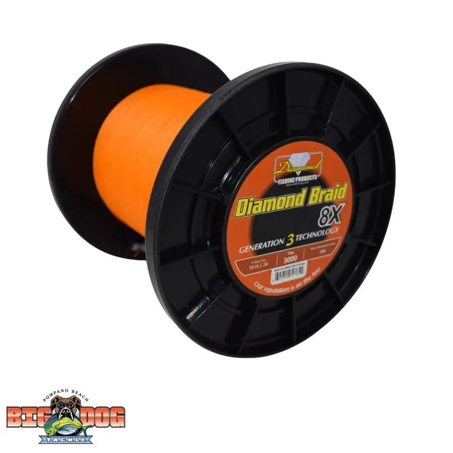 DIAMOND GEN 3 8X SOLID CORE BRAID 3000 YARDS