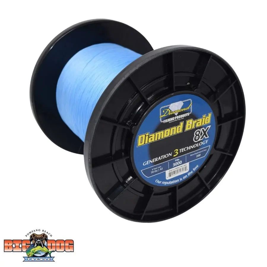 DIAMOND GEN 3 8X SOLID CORE BRAID 3000 YARDS