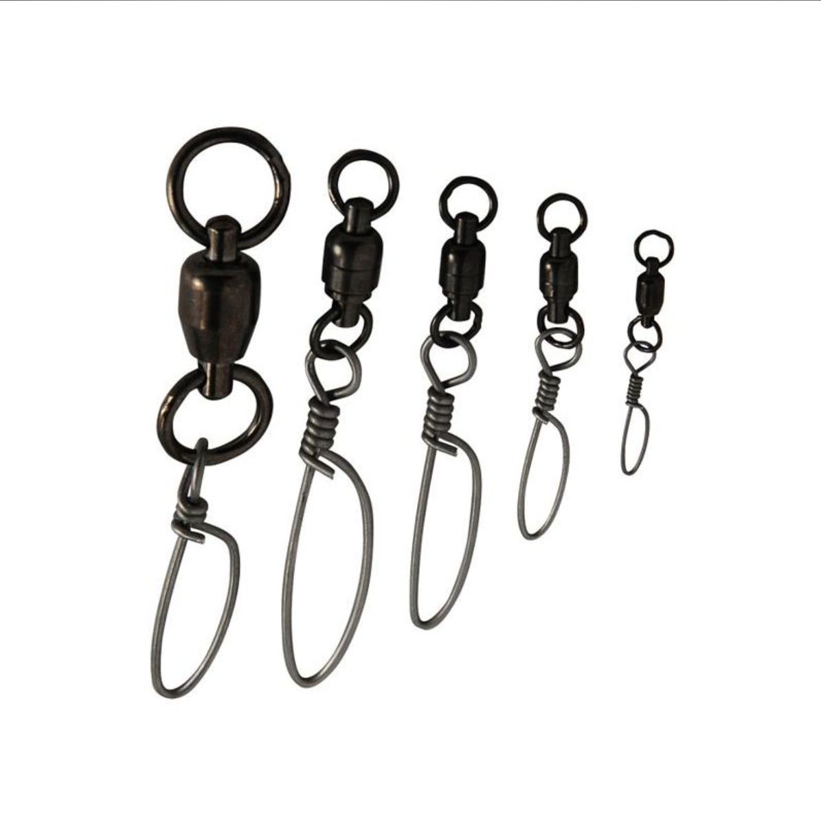 Diamond Fishing Products 95699-85701 Rotary Ball Bearing Swivels with Tournament Snap - 500lb. (2 Pack)