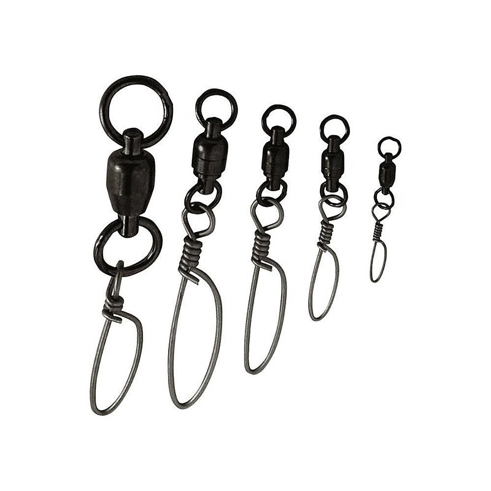 Diamond Fishing Products 95699-83702 Rotary Ball Bearing Swivels with Tournament Snap - 200lb. (10 Pack)
