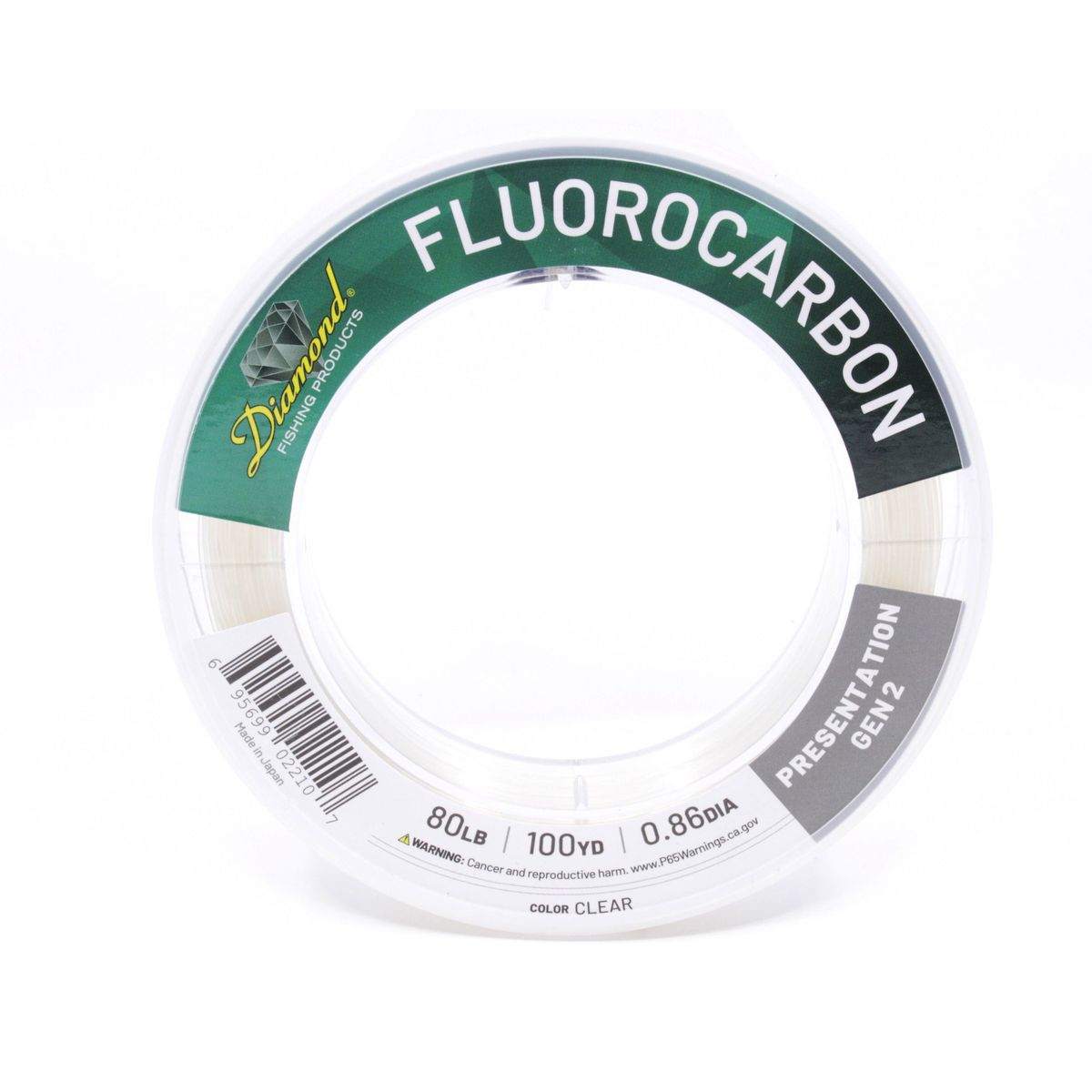 Momoi 95699-02253 Diamond Presentation Generation 2 Fluorocarbon (60lb., 500yds.) - Clear