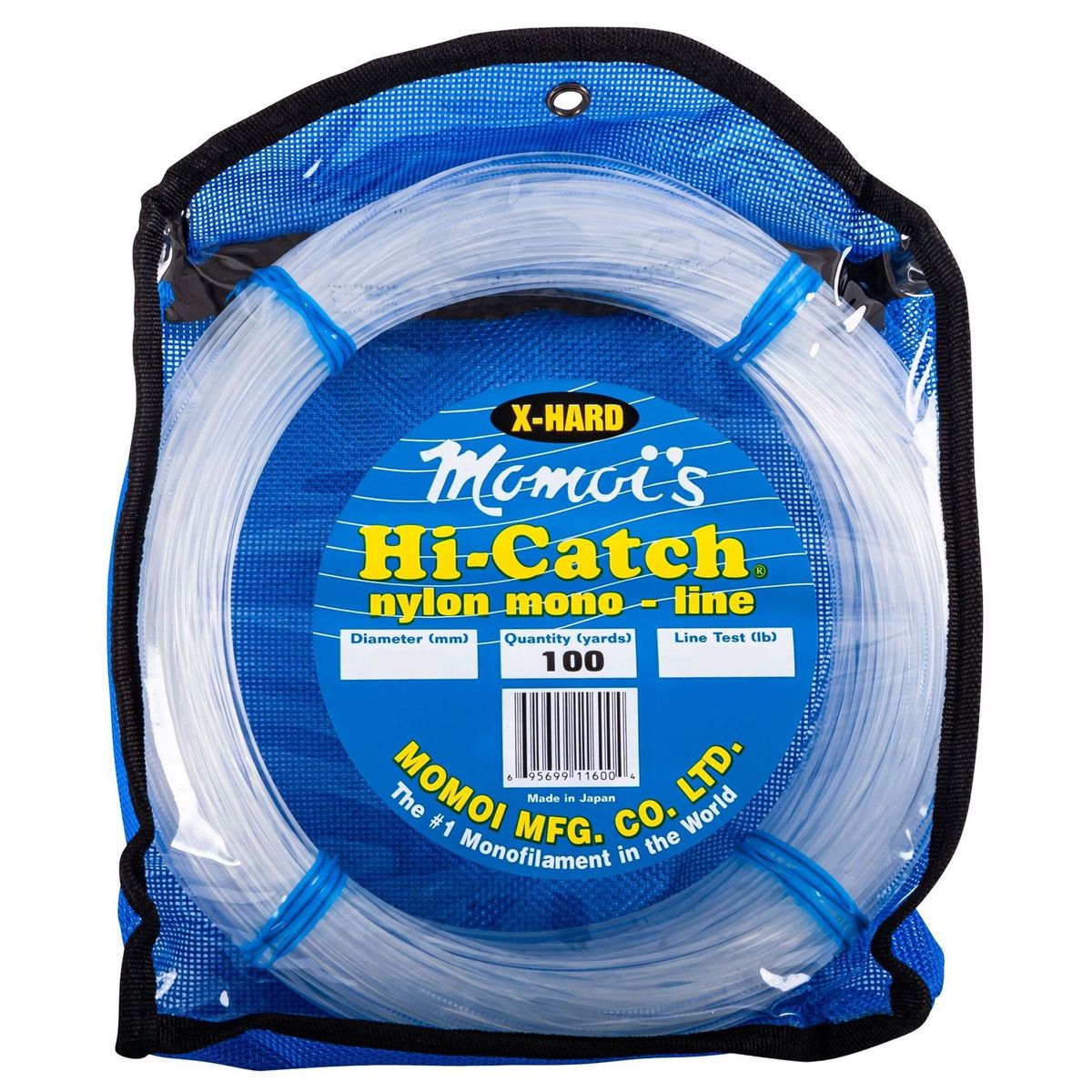 MOMOI HI-CATCH X-HARD NYLON MONOFILAMENT 100 YARDS