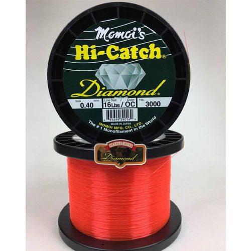Momoi Hi-Catch Diamond Orange Crush Monofilament 3000 yds
