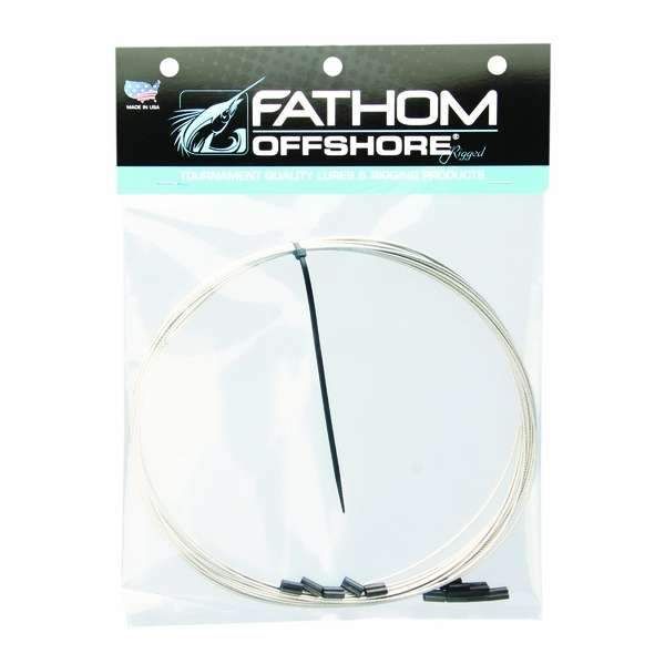 Fathom Offshore Cable 49 Strand Stainless Steel 920 Pounds 30 Feet Coil
