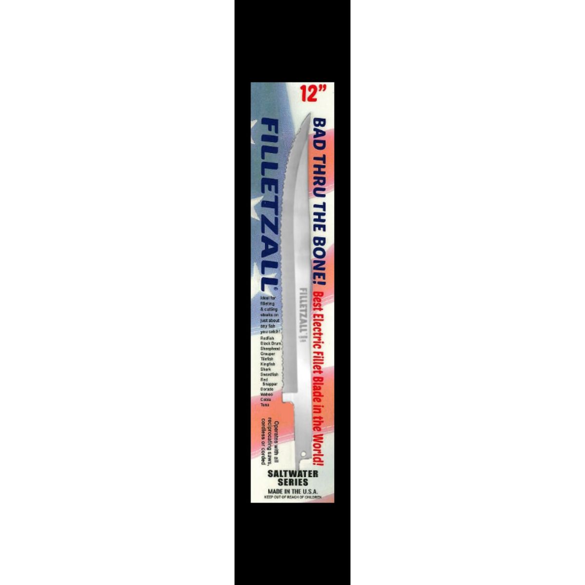 FilletZALL Saltwater Reciprocating Fillet Knife Blades