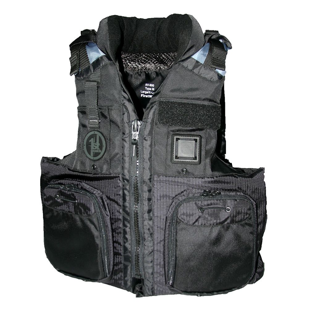 First Watch AV-800 Four Pocket Flotation Vest - Black