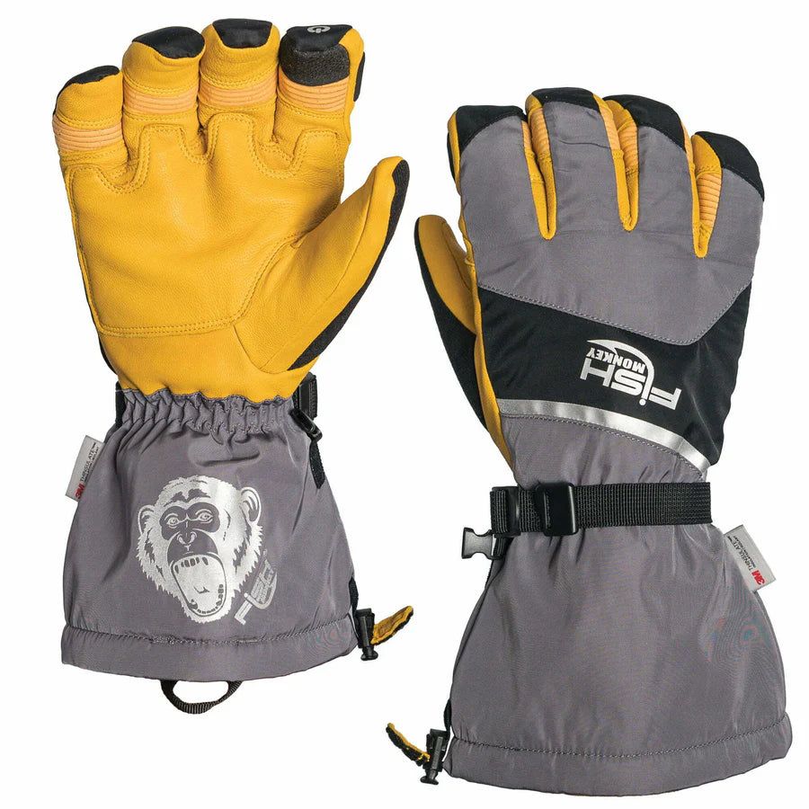 Fish Monkey The Yeti Full Finger Premium Ice Fishing Gloves FM37