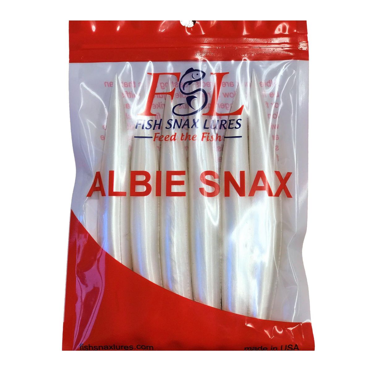 Fish Snax Albie Snax 6" Soft Plastic Lures