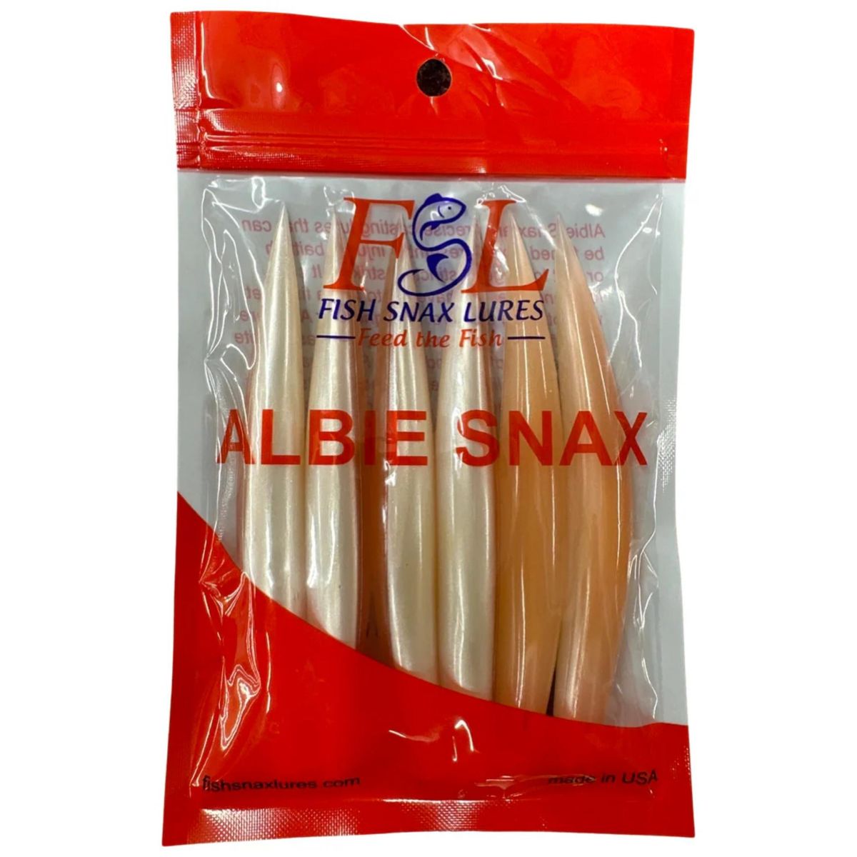 Fish Snax Albie Snax 6" Soft Plastic Lures