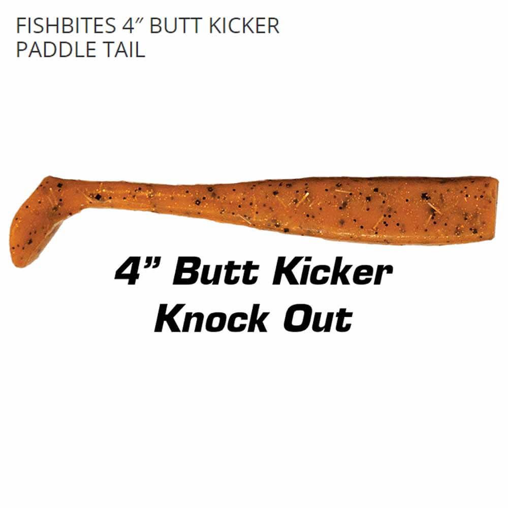 Fishbites Fight Club 4" Butt Kicker Paddle Tail Swimbait Lure