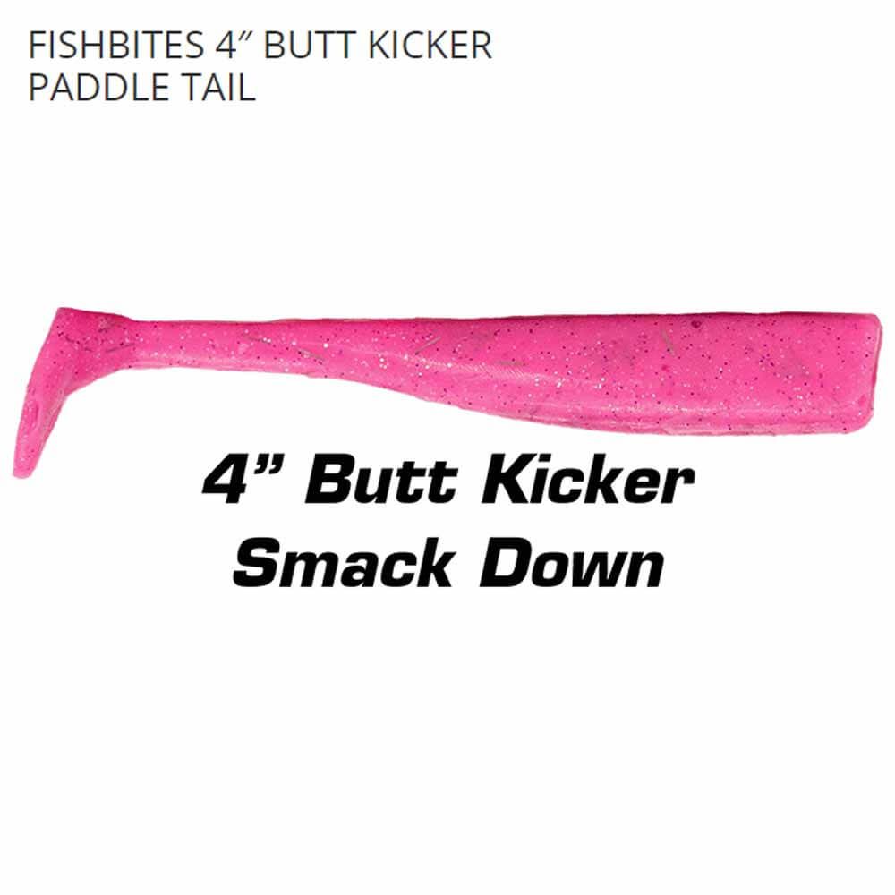 Fishbites Fight Club 4" Butt Kicker Paddle Tail Swimbait Lure