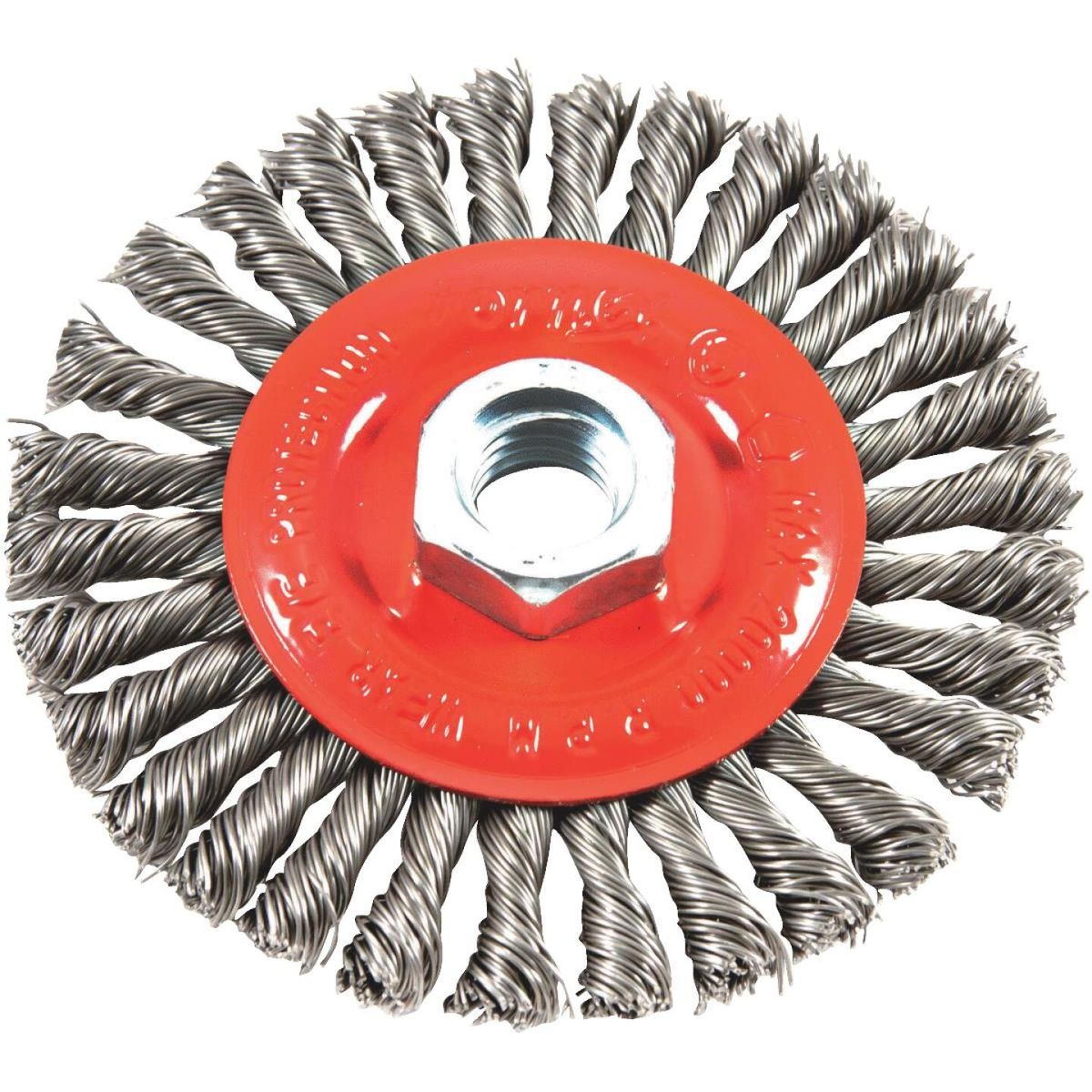 Forney 4 In. Stringer Bead 0.012 In. Angle Grinder Wire Wheel