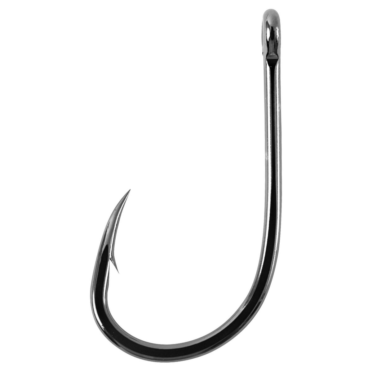 Gamakatsu 98417 Straight Eye 4X Strong Octopus Hooks - Black (6 Pack), Size 7/0