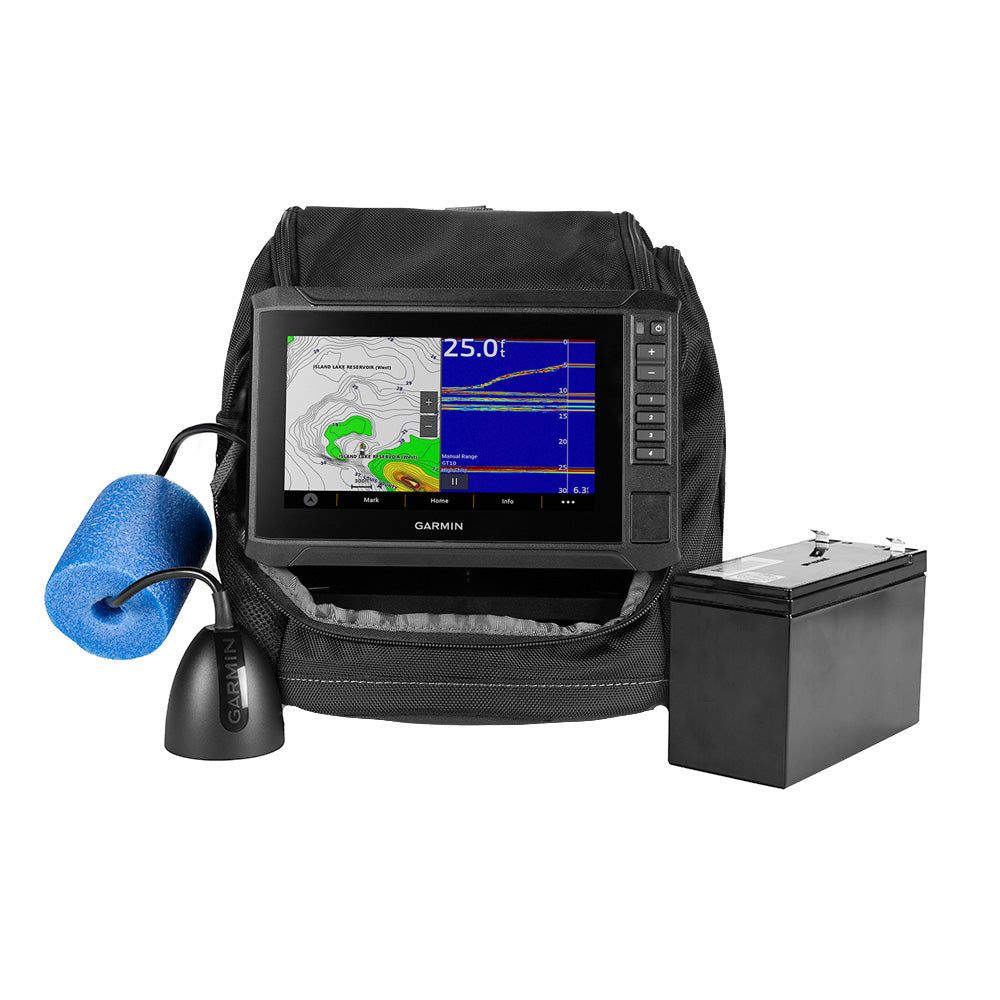 Garmin ECHOMAP UHD2 7" sv Ice Fishing Bundle w/ECHOMAP UHD2 73sv GT10HN-IF Transducer