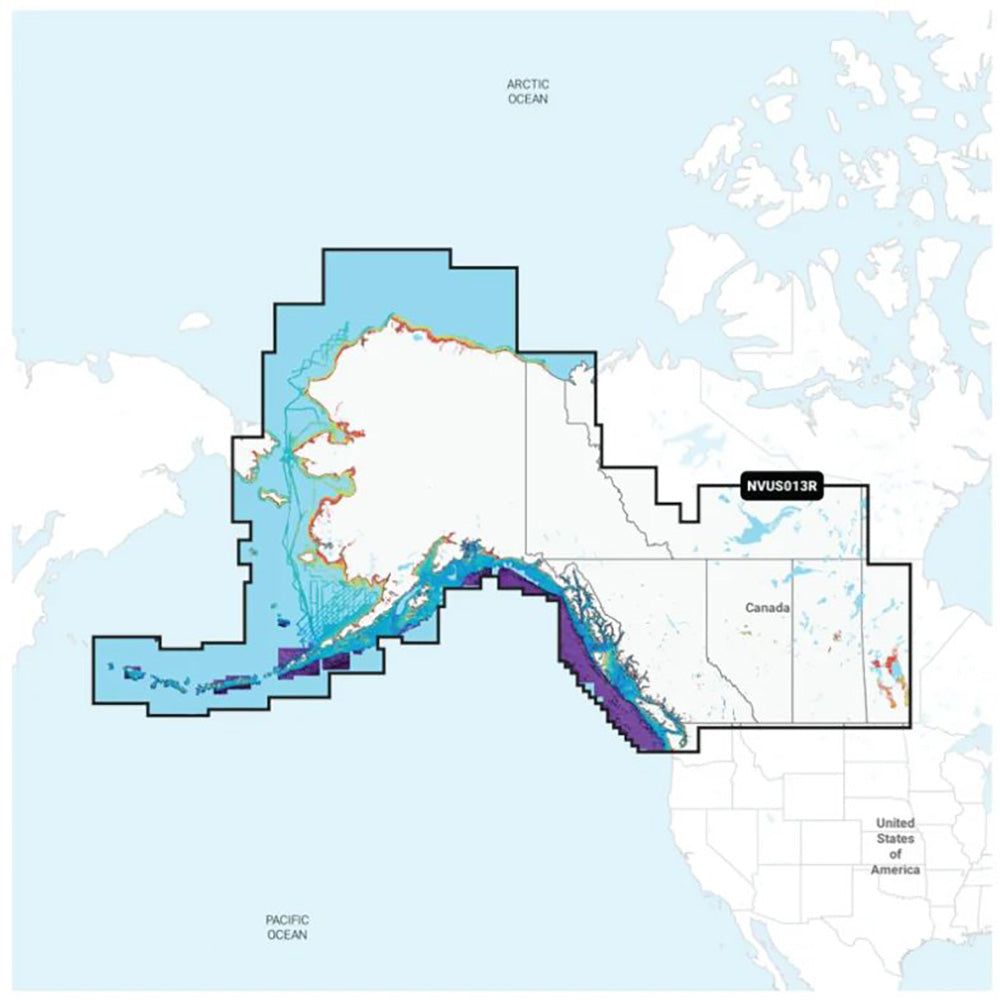 Garmin Navionics Vision+ NVUS013R Canada, West Alaska