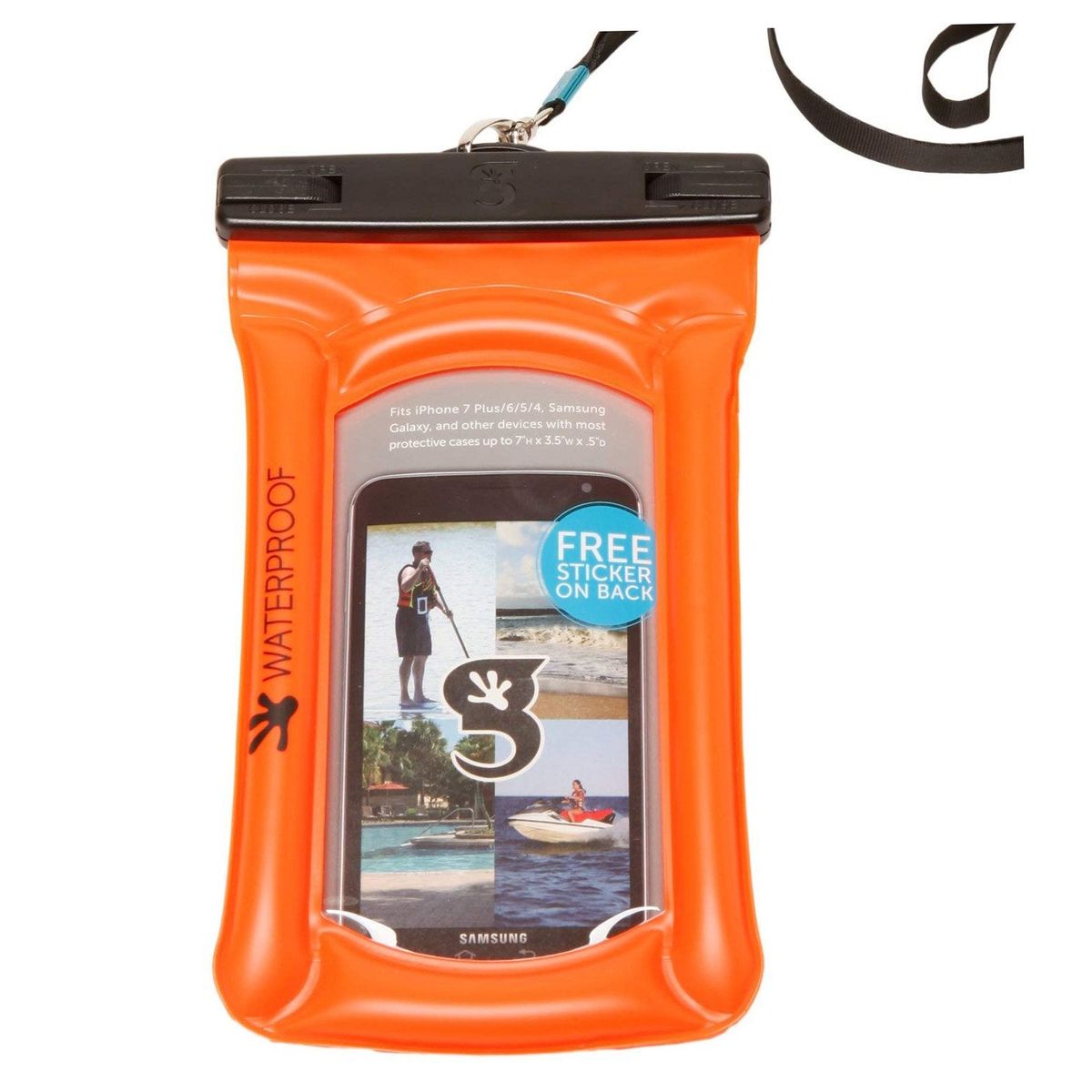 GECKOBRANDS Float Phone Dry Bag Waterproof