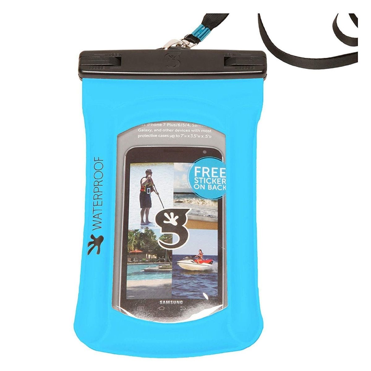 GECKOBRANDS Float Phone Dry Bag Waterproof