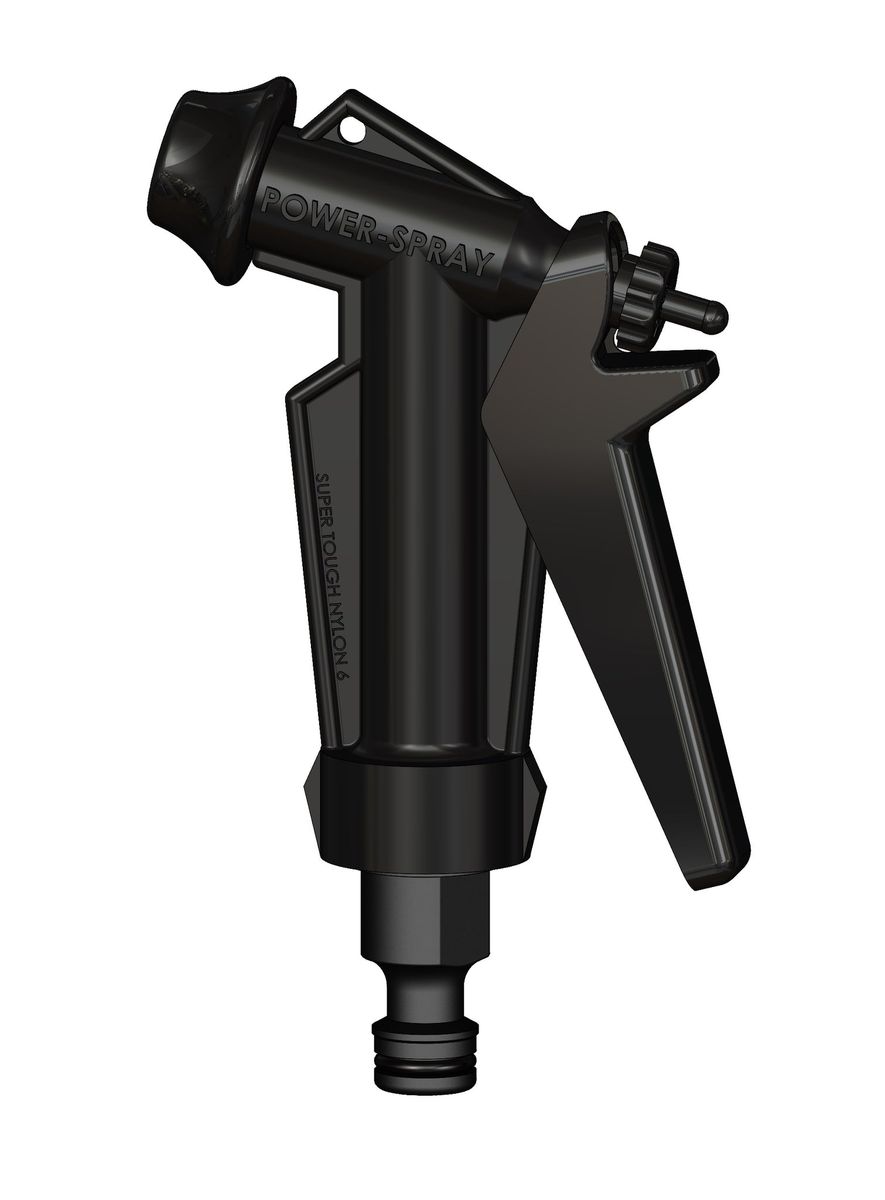 GemLux Nozzle Marine PowerSpray with Snap Tail, Black