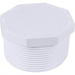 Genova PVC SCH 40 Fittings 2" Plug (MIP